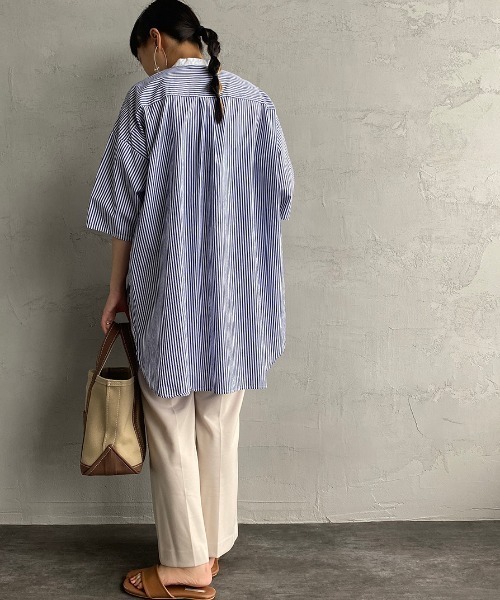 ORCIVAL（オーシバル）の「【FUDGE 10月号掲載】[ORCIVAL/オーシバル] 別注 キャンバストートバッグ（トートバッグ・レディース・ライトカーキ/アイボリー・ONE SIZE）」の12枚目の写真