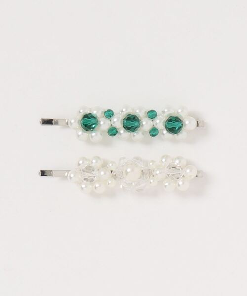 lala Born（ララボーン）の「パールビーズヘアピン（ヘアピン・レディース・ブルー/グリーン・FREE）」の5枚目の写真