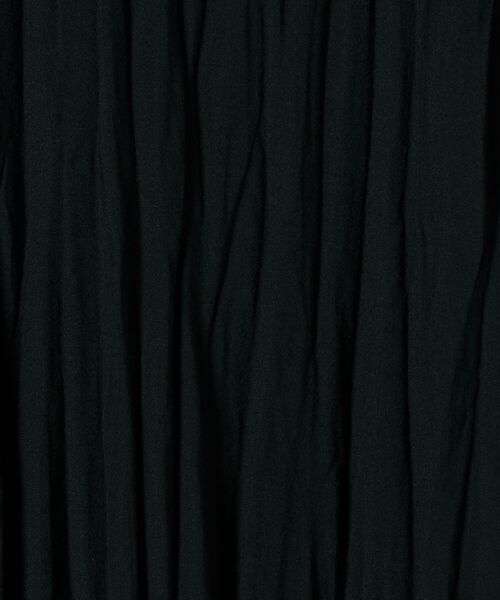 SHIPS Days（シップスデイズ）の「SHIPS Days:ジャージープリーツワンピース◇（ワンピース・レディース・ブラック/キャメル・ONE SIZE）」の4枚目の写真