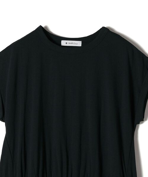 SHIPS Days（シップスデイズ）の「SHIPS Days:ジャージープリーツワンピース◇（ワンピース・レディース・ブラック/キャメル・ONE SIZE）」の7枚目の写真