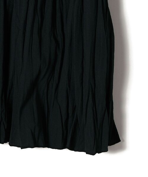 SHIPS Days（シップスデイズ）の「SHIPS Days:ジャージープリーツワンピース◇（ワンピース・レディース・ブラック/キャメル・ONE SIZE）」の9枚目の写真