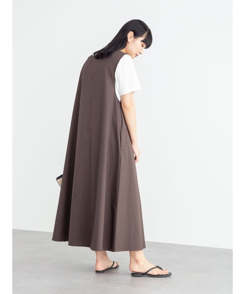 Green　Parks（グリーンパークス）の「2WAY サックワンピース＊（ワンピース・レディース・ブラック/ブラウン・FREE）」の10枚目の写真