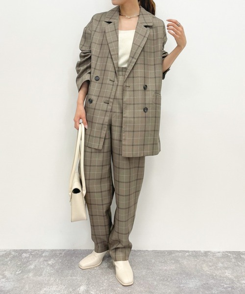 Heather（ヘザー）の「デイリーセットアップアソートタックパンツ