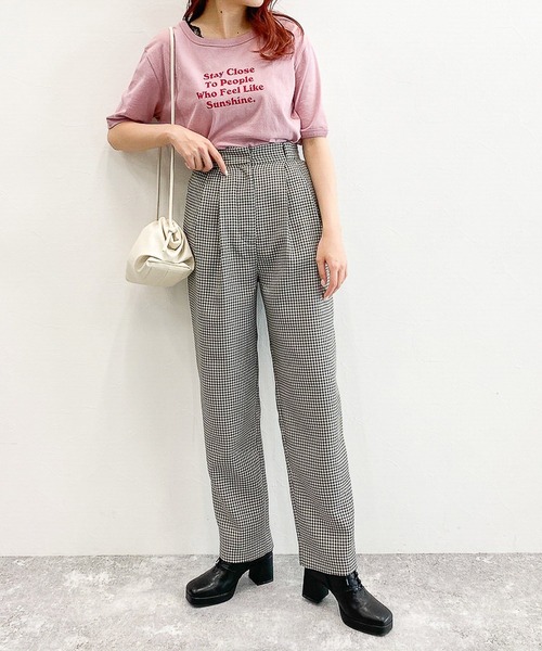 Heather（ヘザー）の「デイリーセットアップアソートタックパンツ