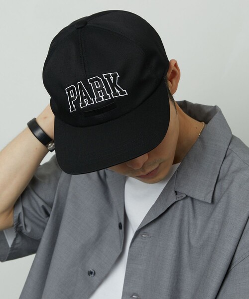 Firsthand（ファーストハンド）の「Firsthand/ファーストハンド is-ness music/ イズネス ミュージック　別注 PARK CAP（キャップ・メンズ・ネイビー/ブラック・ﾌﾘ-）」の3枚目の写真
