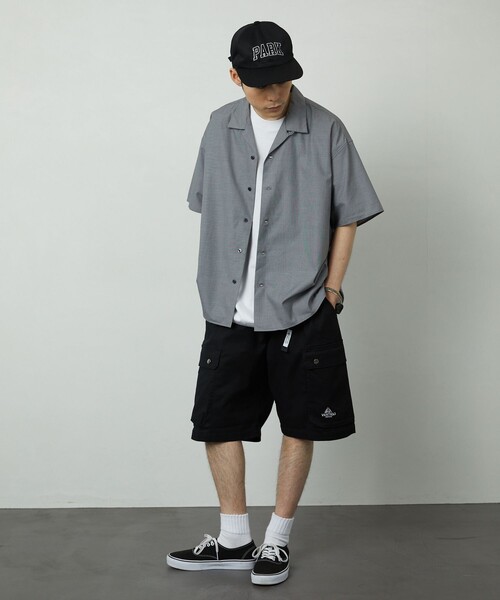 Firsthand（ファーストハンド）の「Firsthand/ファーストハンド is-ness music/ イズネス ミュージック　別注 PARK CAP（キャップ・メンズ・ネイビー/ブラック・ﾌﾘ-）」の13枚目の写真