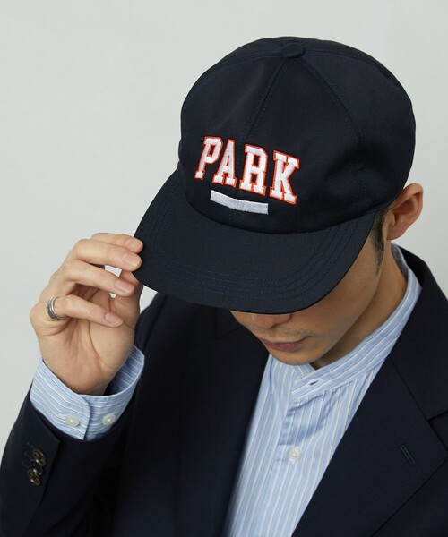 Firsthand（ファーストハンド）の「Firsthand/ファーストハンド is-ness music/ イズネス ミュージック　別注 PARK CAP（キャップ・メンズ・ネイビー/ブラック・ﾌﾘ-）」の14枚目の写真