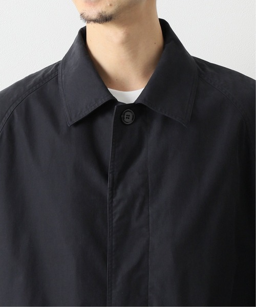 JOURNAL STANDARD relume（ジャーナルスタンダード　レリューム）の「オーバーサイズ シャンブレー ステンカラーコート（ステンカラーコート・メンズ・ベージュ/ネイビー/カーキ・MEDIUM/LARGE）」の15枚目の写真