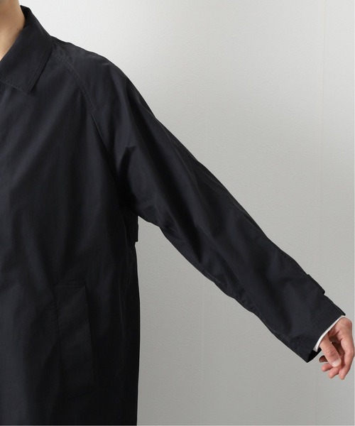 JOURNAL STANDARD relume（ジャーナルスタンダード　レリューム）の「オーバーサイズ シャンブレー ステンカラーコート（ステンカラーコート・メンズ・ベージュ/ネイビー/カーキ・MEDIUM/LARGE）」の8枚目の写真