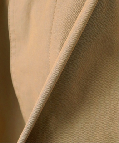 JOURNAL STANDARD relume（ジャーナルスタンダード　レリューム）の「オーバーサイズ シャンブレー ステンカラーコート（ステンカラーコート・メンズ・ベージュ/ネイビー/カーキ・MEDIUM/LARGE）」の18枚目の写真