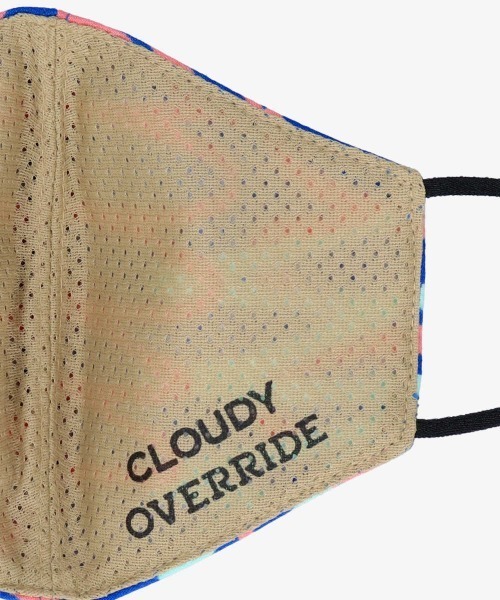OVERRIDE（オーバーライド）の「OVERRIDE x CLOUDY MASK&CHOUCHOU / オーバーライド（マスク・レディース・ブルー/グリーン/ピンク/マルチ/ライトグリーン・FREE）」の12枚目の写真