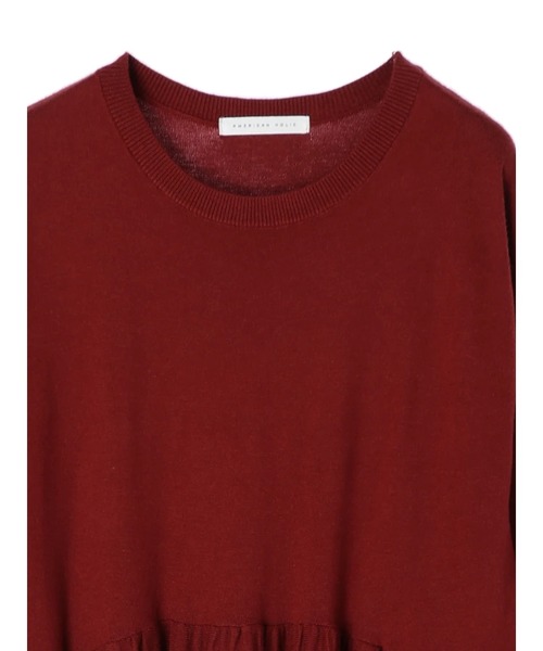 AMERICAN HOLIC(アメリカンホリック)の「ドルマンギャザーニットワンピース(ワンピース・レディース・ブラック/イエロー/ブルー/テラコッタ・FREE)」の18枚目の写真