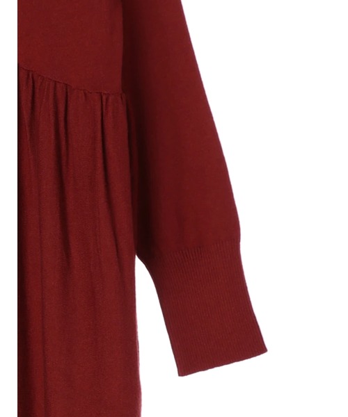 AMERICAN HOLIC(アメリカンホリック)の「ドルマンギャザーニットワンピース(ワンピース・レディース・ブラック/イエロー/ブルー/テラコッタ・FREE)」の22枚目の写真