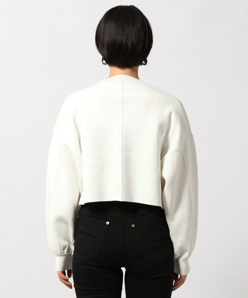 PAGEBOY（ページボーイ）の「ショートクループルオーバー（ニット/セーター・レディース・ブラック/オフホワイト/ブルー/グリーン/ピンク・FREE）」の20枚目の写真