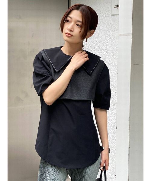 EMODA（エモダ）の「TANK EDGEピアス（ピアス（両耳用）・レディース・シルバー/ゴールド・FREE）」の7枚目の写真