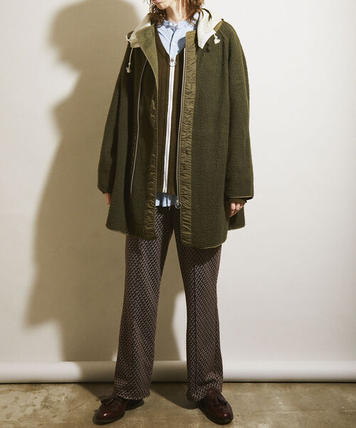 GLOSTER（グロスター）の「【BLAW×GLOSTER】リメイク ミリタリーボアライナー（モッズコート・メンズ・オリーブ・MEDIUM）」の13枚目の写真
