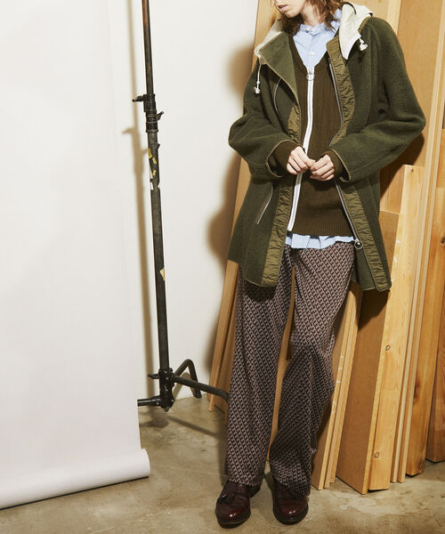 GLOSTER（グロスター）の「【BLAW×GLOSTER】リメイク ミリタリーボアライナー（モッズコート・メンズ・オリーブ・MEDIUM）」の9枚目の写真