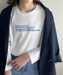 【WEB限定】刺繍ロゴロングTシャツ