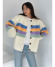 Vicente | Rainbow knit cardigan(ニット/セーター)