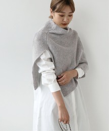 《別注》【TWEEDMILL/ツイードミル】スリット ニットポンチョ◆