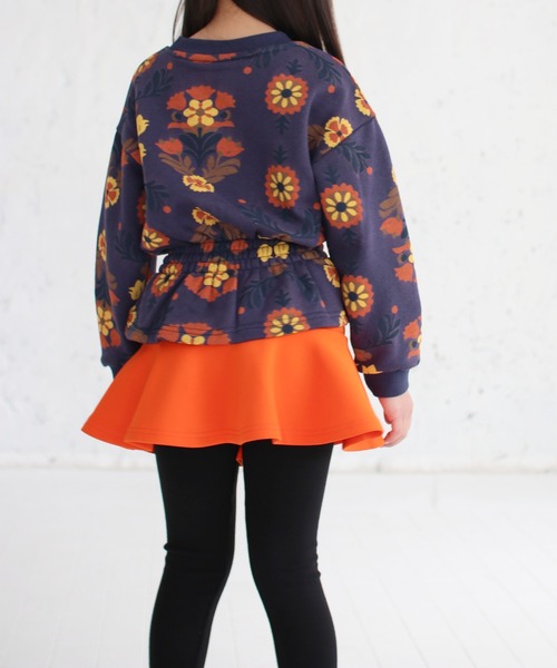 Rora(ローラ)の「エンターテイナー スカートパンツ (2color)(スカート・キッズ・オレンジ/ネイビー・100/150/110/120/130/140)」の12枚目の写真