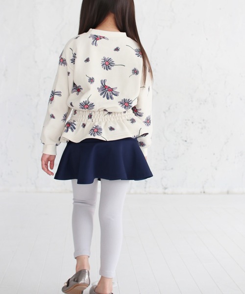 Rora(ローラ)の「エンターテイナー スカートパンツ (2color)(スカート・キッズ・オレンジ/ネイビー・100/150/110/120/130/140)」の8枚目の写真