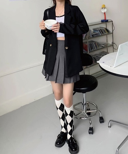SPIGA(スピーガ)の「ダブルボタンテーラードジャケット(テーラードジャケット・レディース・ベージュ/アイボリー/ブラック・FREE)」の10枚目の写真