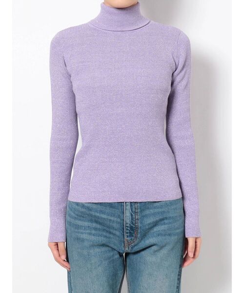 jouetie（ジュエティ）の「ベーシックタートルニット（ニット/セーター・レディース・その他2/その他1/グリーン/ブラック/パープル/ピンク/レッド・MEDIUM）」の9枚目の写真