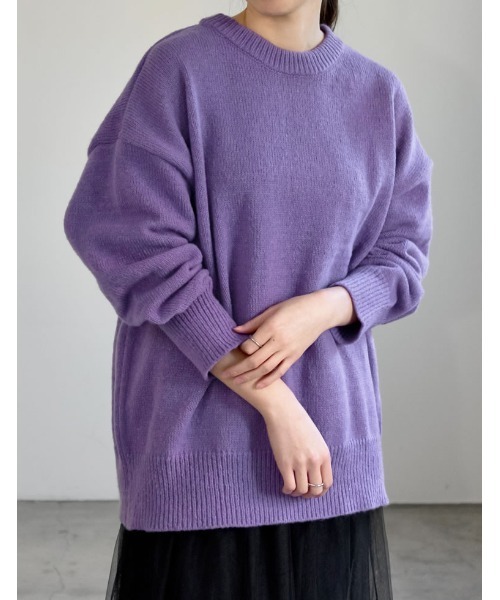 セール】クルーネックニットプルオーバー（ニット/セーター）｜Re:EDIT