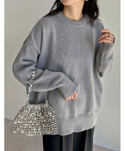 セール】クルーネックニットプルオーバー（ニット/セーター）｜Re:EDIT