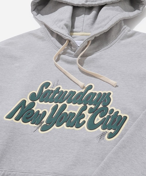 Saturdays NYC（サタデーズ ニューヨークシティ ）の「Ditch Saturdays Groove Hoodie（パーカー・メンズ・グレー/グリーン系その他2/キナリ・L/S/M/XL/X-SMALL）」の15枚目の写真