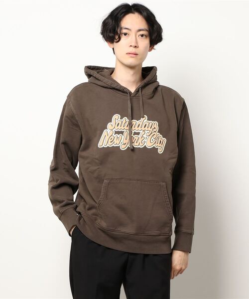 Saturdays NYC（サタデーズ ニューヨークシティ ）の「Ditch Saturdays Groove Hoodie（パーカー・メンズ・グレー/グリーン系その他2/キナリ・L/S/M/XL/X-SMALL）」の18枚目の写真