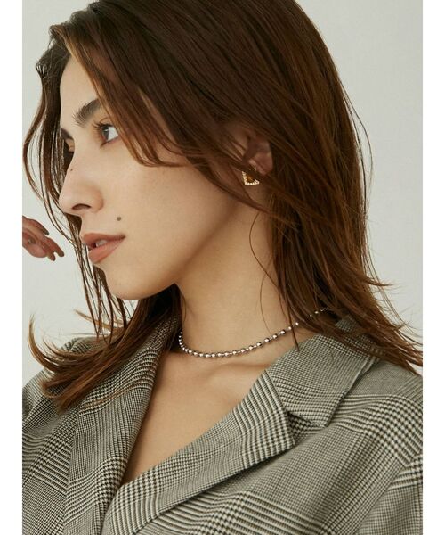 EVRIS（エヴリス）の「SMALL BALL CHAIN ネックレス（ネックレス・レディース・シルバー/ゴールド・FREE）」の3枚目の写真