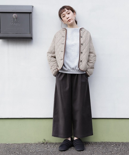 studio CLIP（スタディオクリップ）の「【満点いつものパンツ】柔らかストレッチイージーワイドパンツ（その他パンツ・レディース・ライトグレー/スモーク/ラベンダー・SMALL/MEDIUM/LARGE）」の8枚目の写真