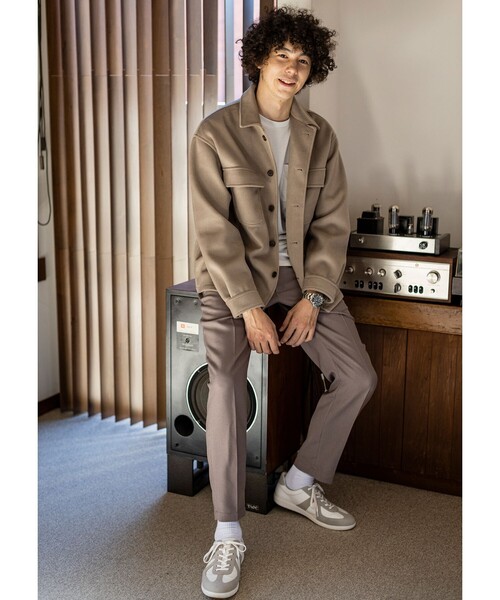 THE SHOP TK （ザ ショップ ティーケー ）の「◆TECH BEAVER 360度ストレッチCPOブルゾン（ミリタリージャケット・メンズ・チャコールグレー/ベージュ/カーキ・02/03/04）」の11枚目の写真