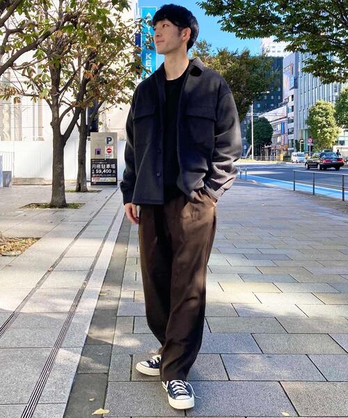 THE SHOP TK （ザ ショップ ティーケー ）の「◆TECH BEAVER 360度ストレッチCPOブルゾン（ミリタリージャケット・メンズ・チャコールグレー/ベージュ/カーキ・02/03/04）」の4枚目の写真