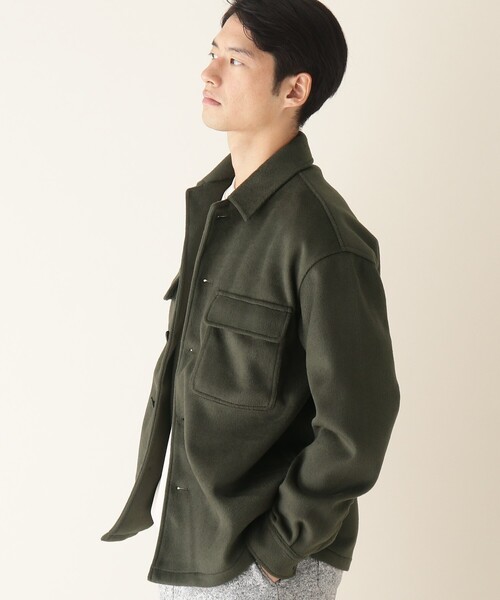 THE SHOP TK （ザ ショップ ティーケー ）の「◆TECH BEAVER 360度ストレッチCPOブルゾン（ミリタリージャケット・メンズ・チャコールグレー/ベージュ/カーキ・02/03/04）」の9枚目の写真