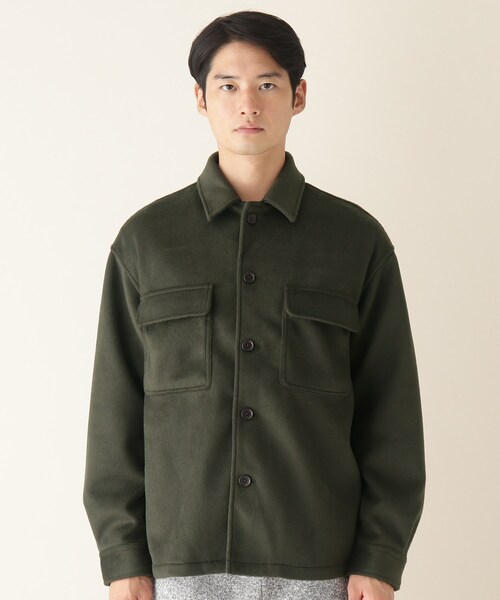 THE SHOP TK （ザ ショップ ティーケー ）の「◆TECH BEAVER 360度ストレッチCPOブルゾン（ミリタリージャケット・メンズ・チャコールグレー/ベージュ/カーキ・02/03/04）」の7枚目の写真