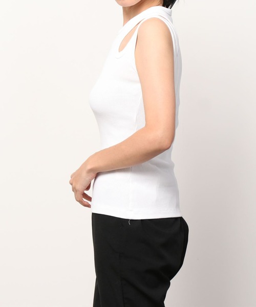 a.w.a.k.e. mode トップス A.W.A.K.E. Mode Striped Knotted Jersey Top | Saks Fifth Avenue
