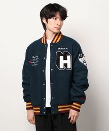 HUF（ハフ）の「MILES DAVIS PANGAEA VARSITY JACKET / HUF バー