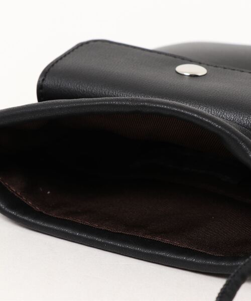 cache cache（カシュ カシュ）の「カシュカシュ cachecache / スマホポケット付き巾着ショルダーバッグ（ショルダーバッグ・レディース・ブラック/カーキ/ホワイト/グレー/イエロー/パープル/アイボリー/ベージュ系その他・FREE）」の12枚目の写真