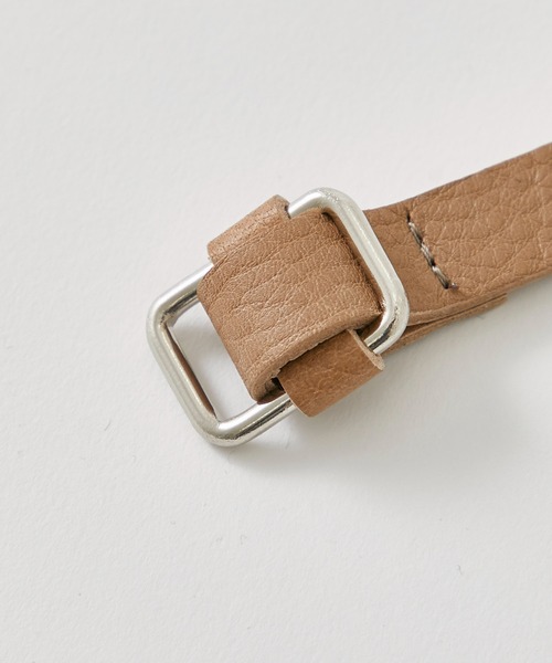 PUBLIC TOKYO（パブリックトウキョウ）の「【サイズ調節幅広く可能】ロングナローベルト（ベルト・レディース・ブラック/ベージュ・FREE）」の8枚目の写真