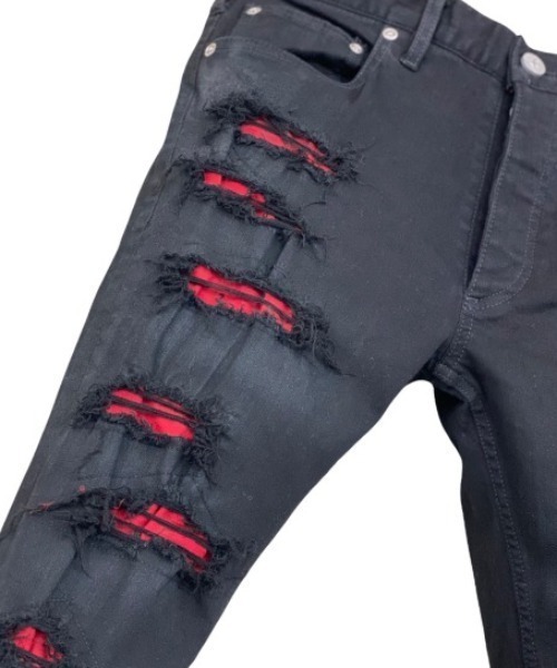 FAGASSENT(ファガッセン)の「FAGASSENT/ファガッセン/FIRE(デニムパンツ・メンズ・ブラック・1/2/4/6/3/5)」の2枚目の写真
