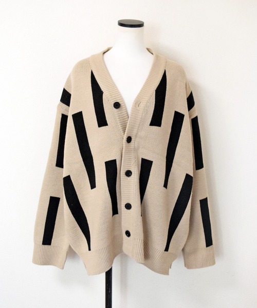 Marient(マリエント)の「スティックニットカーディガン/ユニセックス(ニット/セーター・レディース・ベージュ/ブラック/グレー・FREE)」の15枚目の写真