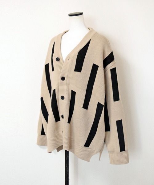 Marient(マリエント)の「スティックニットカーディガン/ユニセックス(ニット/セーター・レディース・ベージュ/ブラック/グレー・FREE)」の18枚目の写真