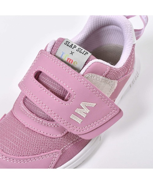 SLAP SLIP(スラップスリップ)の「SLAPSLIP/【 IFME × SLAP SLIP コラボアイテム 】 メッシュ ワンベルト スニーカー (15~19cm)(スニーカー・キッズ・ピンク/ベージュ/グリーン/ネイビー・16/19/18/17/15 )」の17枚目の写真