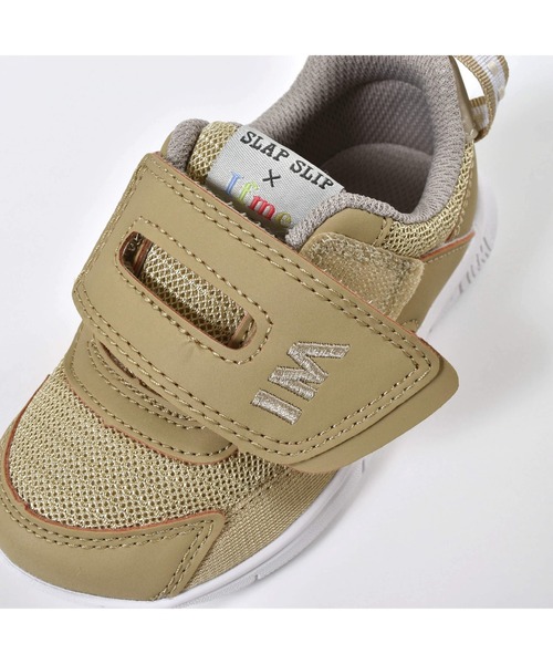 SLAP SLIP(スラップスリップ)の「SLAPSLIP/【 IFME × SLAP SLIP コラボアイテム 】 メッシュ ワンベルト スニーカー (15~19cm)(スニーカー・キッズ・ピンク/ベージュ/グリーン/ネイビー・16/19/18/17/15 )」の7枚目の写真