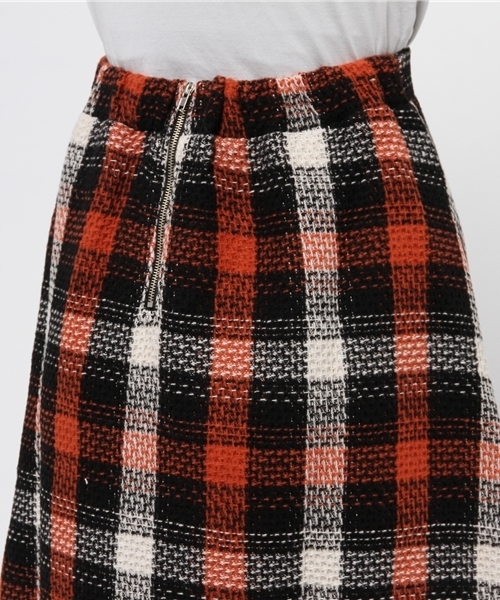 CIAOPANIC（チャオパニック）の「【Ciaopanic】ツイードフレアスカート（スカート・レディース・ブラック/レッド・FREE）」の7枚目の写真