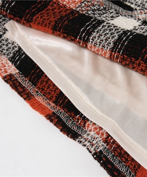 CIAOPANIC（チャオパニック）の「【Ciaopanic】ツイードフレアスカート（スカート・レディース・ブラック/レッド・FREE）」の10枚目の写真