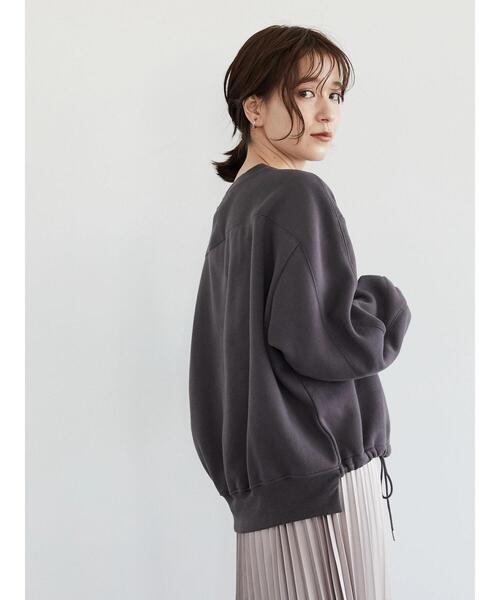 Petit fleur（プチフルール）の「・PetitFleurウラキモウデザインプルオーバー＊（Tシャツ/カットソー・レディース・チャコールグレー/ベージュ/オフホワイト/ボルドー・FREE）」の5枚目の写真